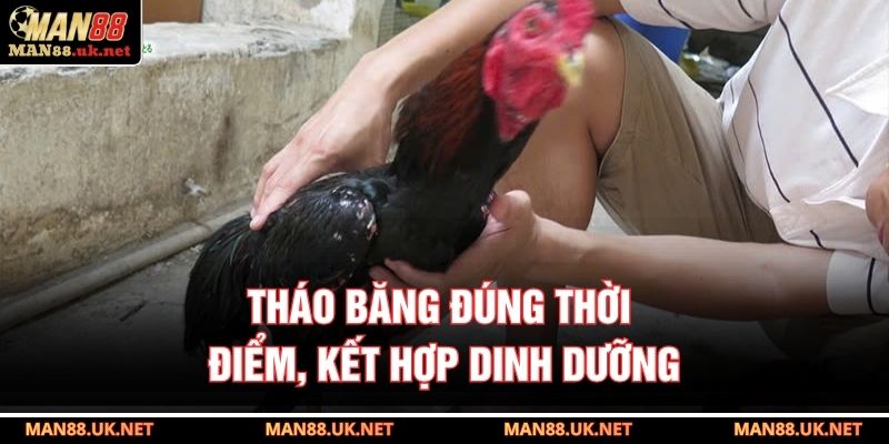 Tháo băng đúng thời điểm, kết hợp dinh dưỡng